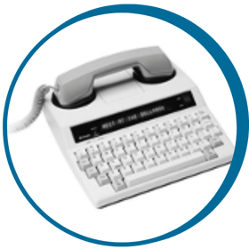 Teletypewriter_circle frame_600x600