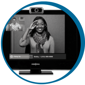 Video relay service_circle frame_600x600