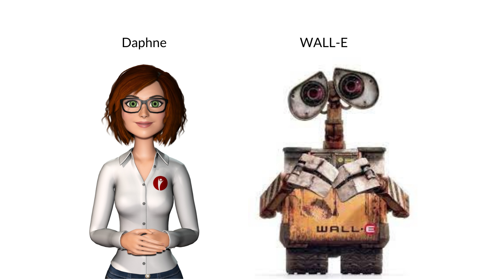 Wall-E and Daphne