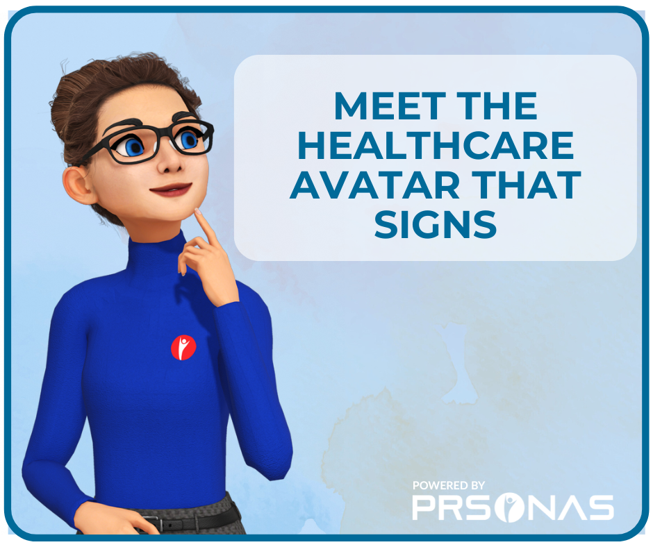 meet the healthcare avatar that signs