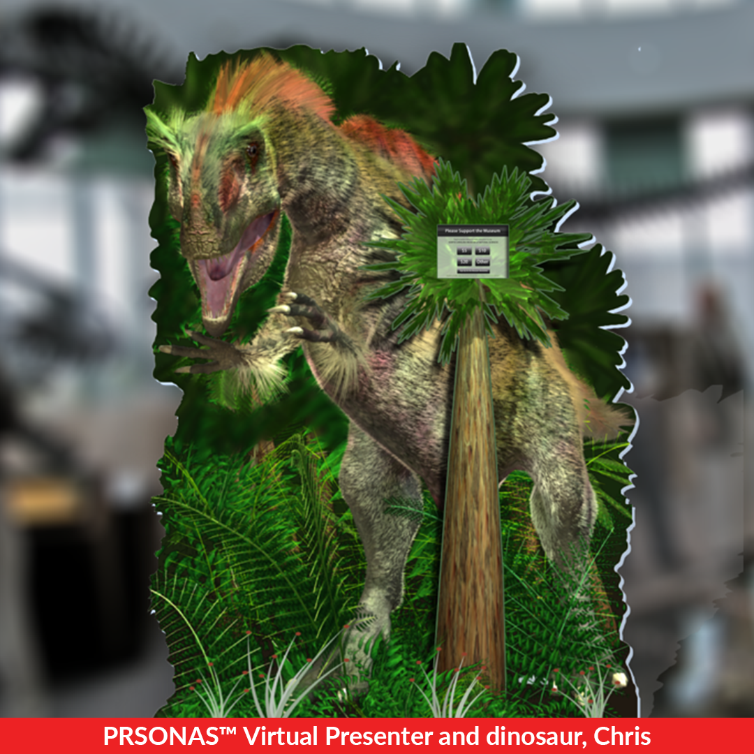 dino resized website red caption with text