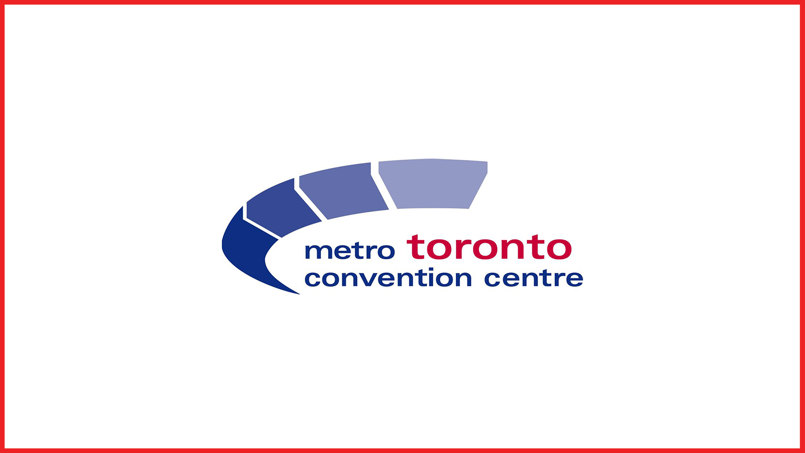 metro toronto convention centre logo with red border