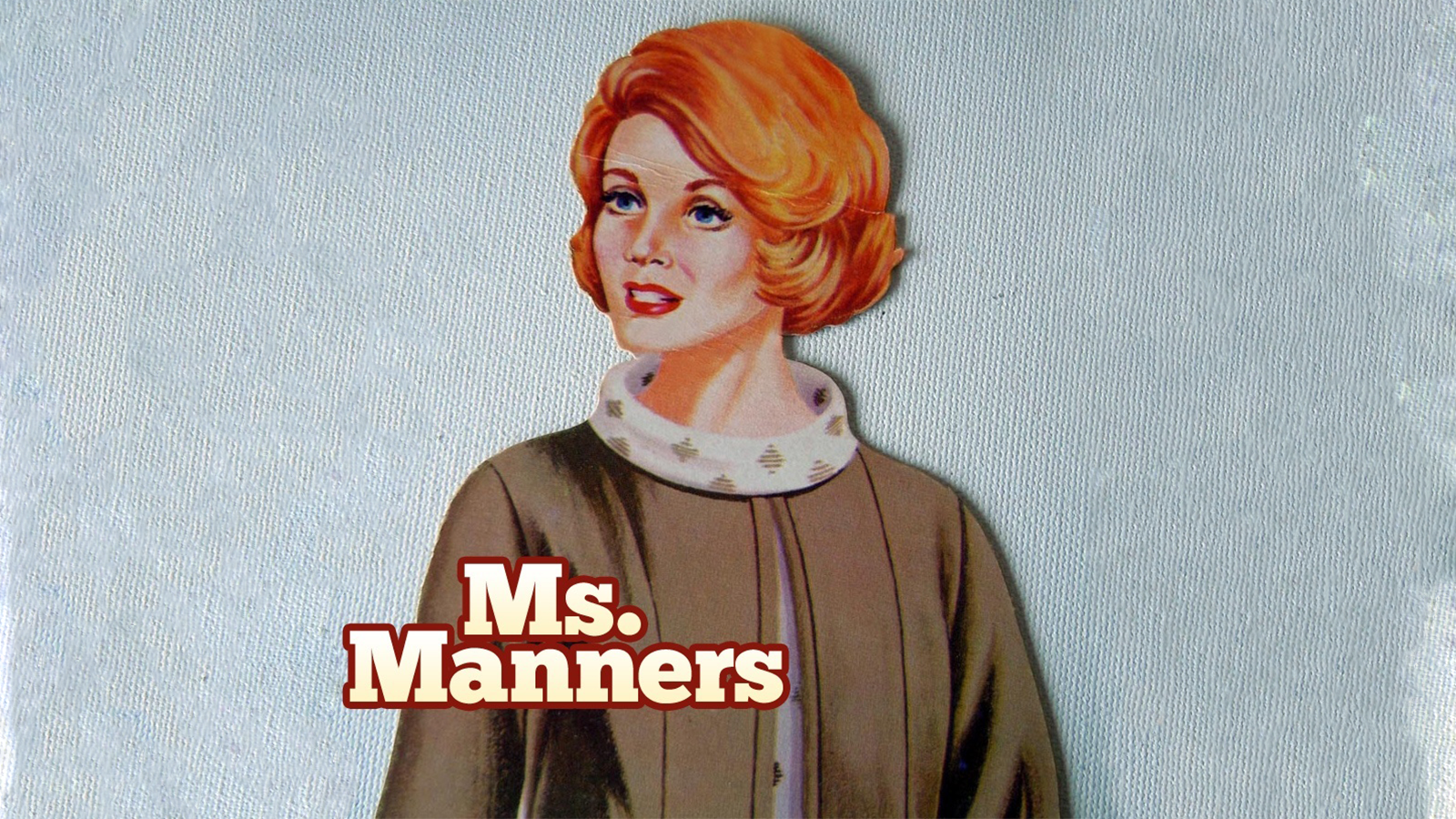 old magazine illustration of Ms. Manners