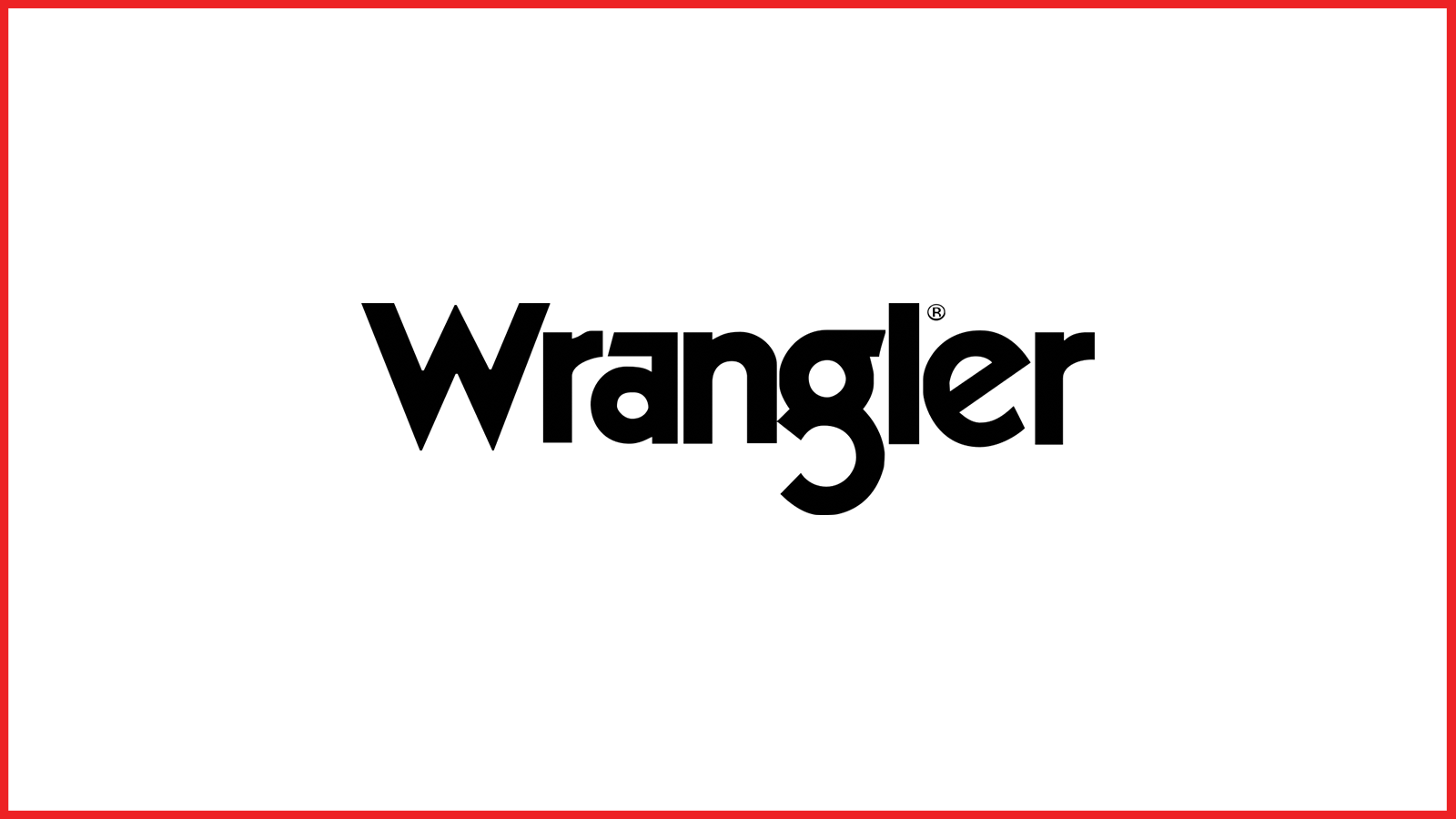 wrangler logo with red border